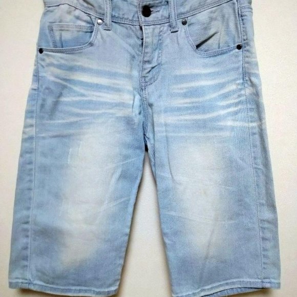 Denim half pants - Picture 1 of 4